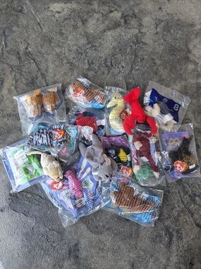 McDonald's Plush Lot of 15 with Various Characters